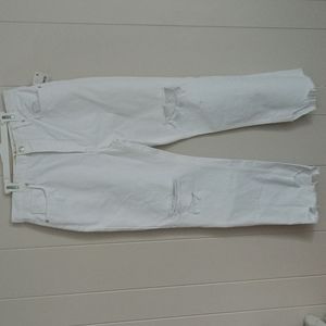 --Free People We The Free chalk white jeans